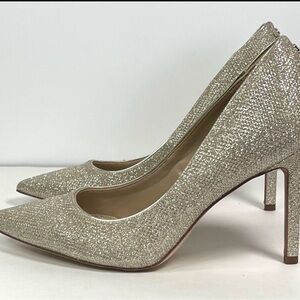 Sam Edelman Sparkling Silver Heels